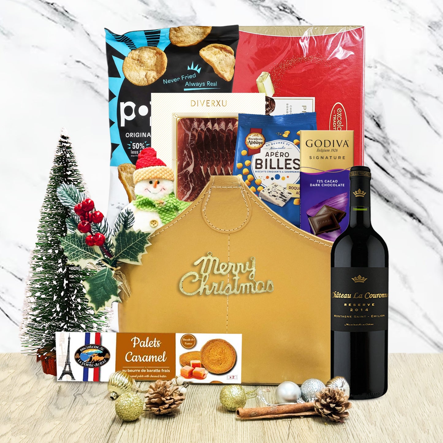 XM2503 聖誕美食禮籃