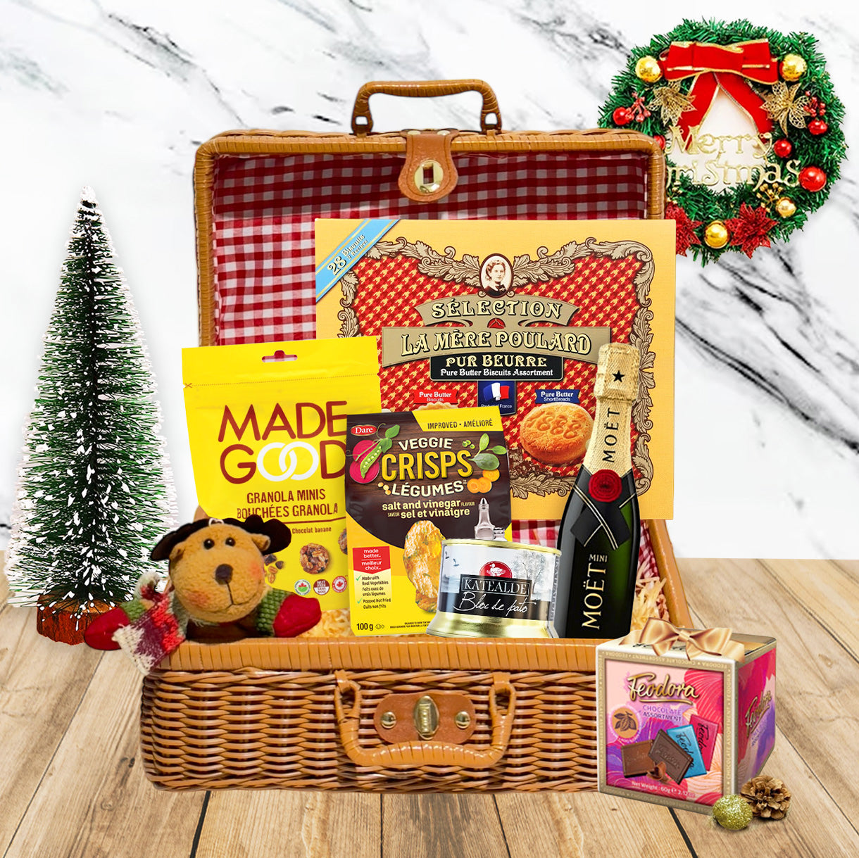 XM2507 Moët香檳聖誕美食籃