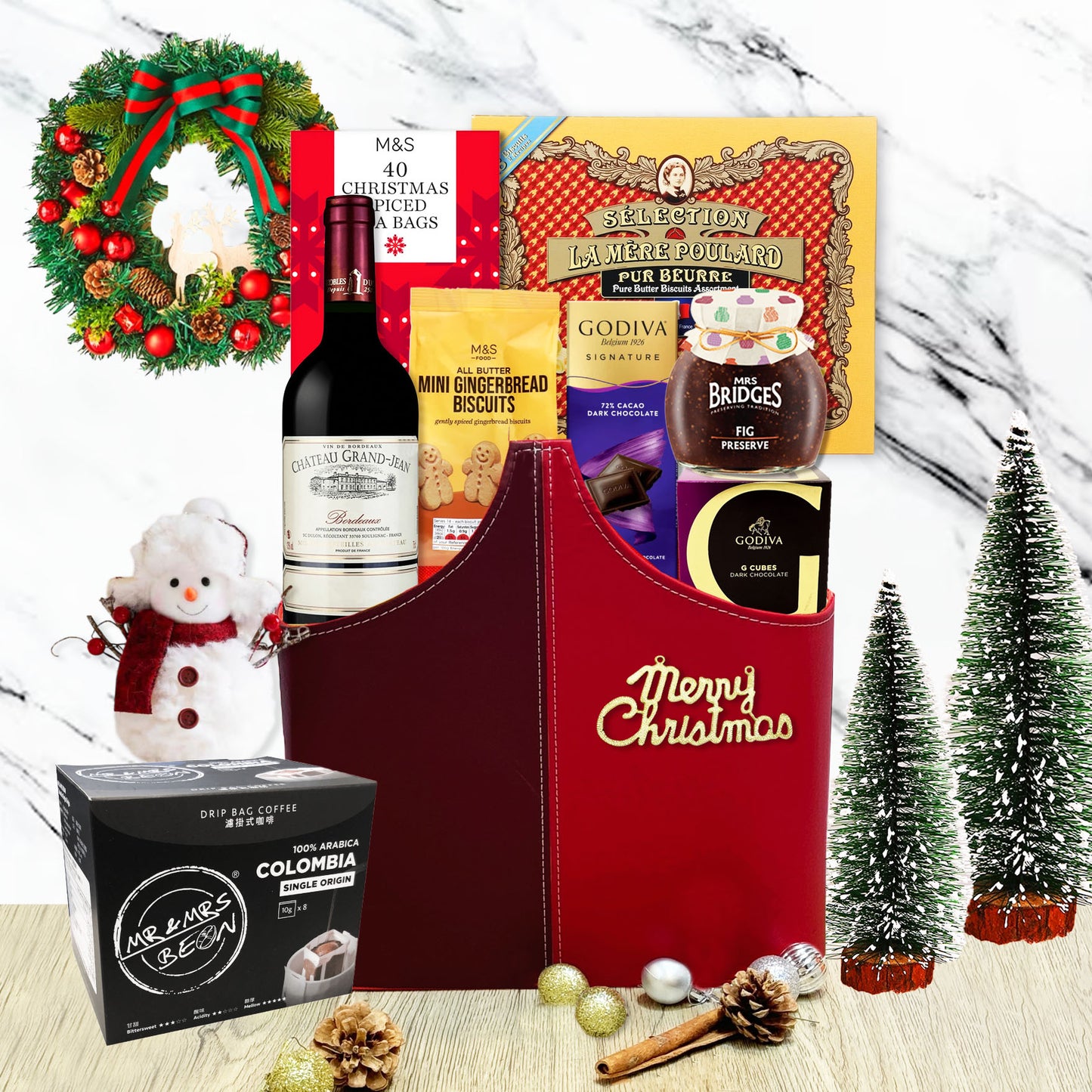 XM2508 商務聖誕美食籃